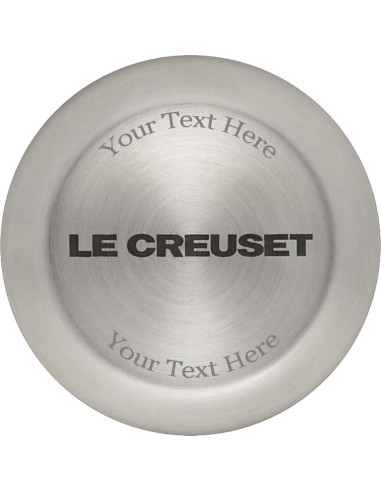 Horno Holandés Ovalado Le Creuset 9.5L con Perilla Grabada