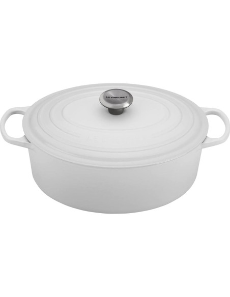 Horno Holandés Ovalado Le Creuset 9.5L con Perilla Grabada
