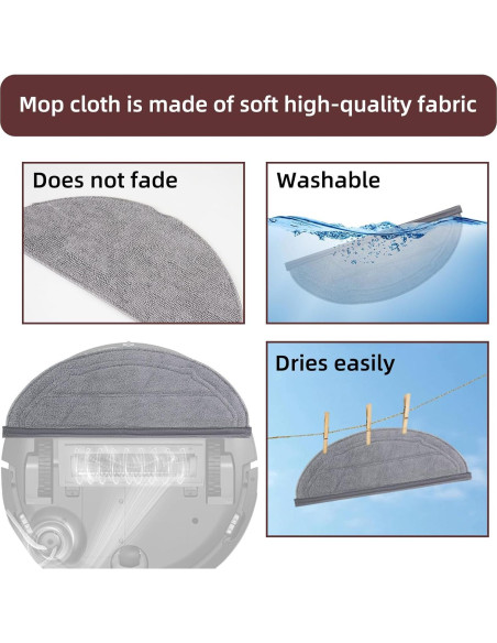 Kit de Accesorios VIEWALL para Roborock Q10 S5 - 13 Piezas