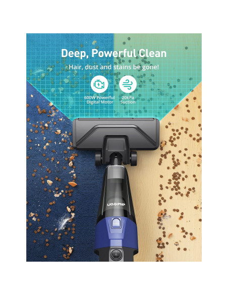 Aspiradora de Varilla Aspiron CA025B5 600W 0.83L Sin Bolsa