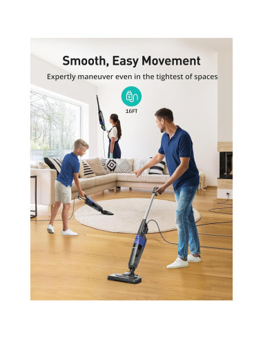 Aspiradora de Varilla Aspiron CA025B5 600W 0.83L Sin Bolsa