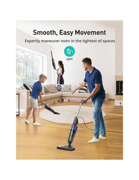 Aspiradora de Varilla Aspiron CA025B5 600W 0.83L Sin Bolsa