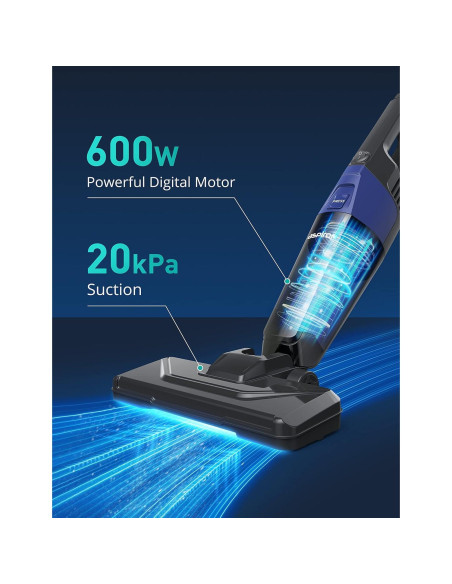 Aspiradora de Varilla Aspiron CA025B5 600W 0.83L Sin Bolsa