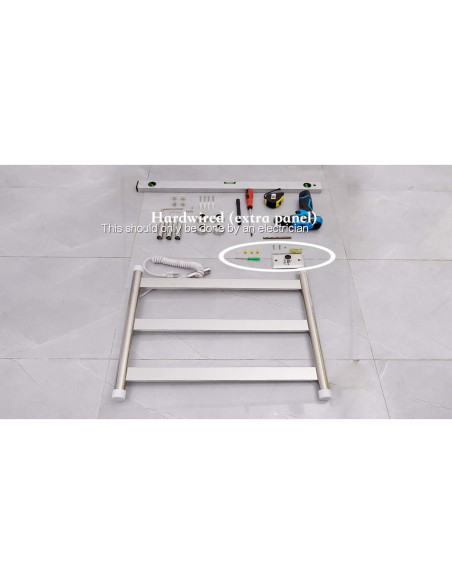 Placa de Pared HEATGENE 2401 Acero Inoxidable Pulido Espejo