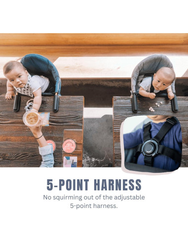 Silla Alta de Mesa Guzzie Guss Perch G+G201 Carbón Plegable