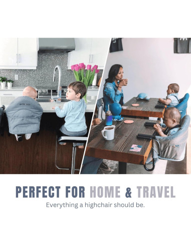 Silla Alta de Mesa Guzzie Guss Perch G+G201 Carbón Plegable