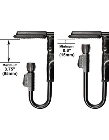Silla Alta de Mesa Guzzie Guss Perch G+G201 Carbón Plegable