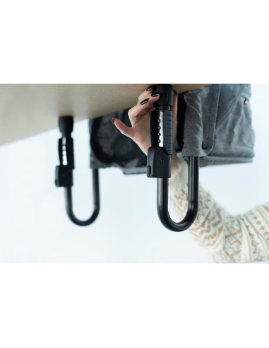 Silla Alta de Mesa Guzzie Guss Perch G+G201 Carbón Plegable