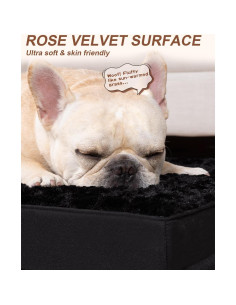 Cama para Perro KSIIA Impermeable 73.66x45.72cm Negra 2