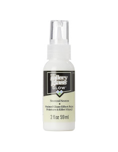 Pintura de Vidrio Tinte Gallery Glass Neutro 2 oz Brilla en la Oscuridad