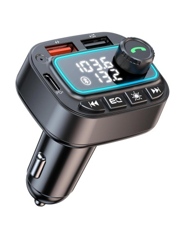 Adaptador Bluetooth 5.3 para Coche Shenzhenshi T01 Cargador 42W