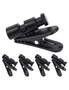 5 Clips de Cable para Auriculares Xthrotsenk 2-4mm Negro
