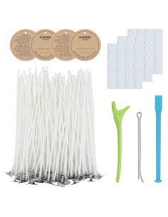 Kit de Mechas para Velas CandMak - 60 Mechas de Algodón