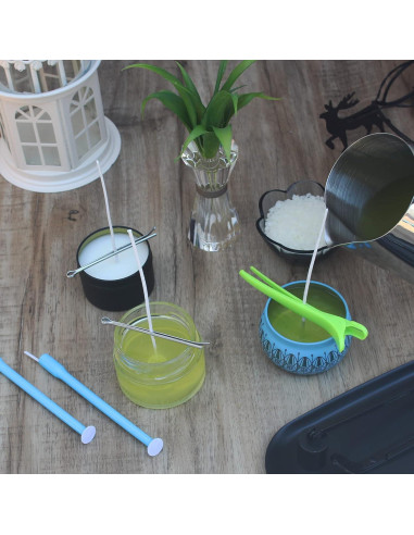 Kit de Mechas para Velas CandMak - 60 Mechas de Algodón