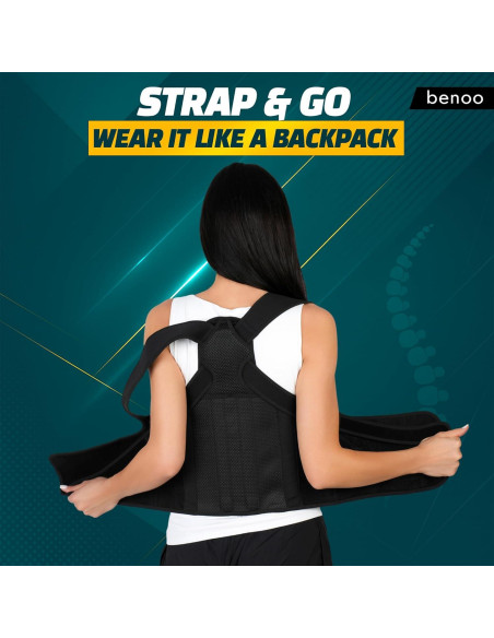 Corrector de Postura Ajustable Benoo para Espalda - Mediano
