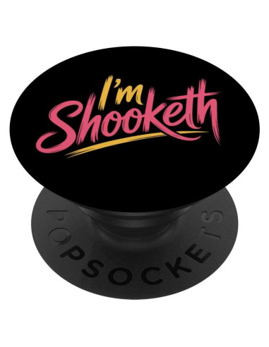 PopSockets Adhesivo PopGrip Meme Impactado - Negro