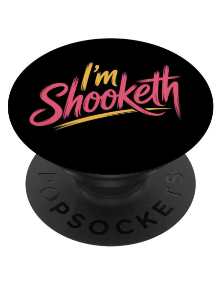PopSockets Adhesivo PopGrip Meme Impactado - Negro
