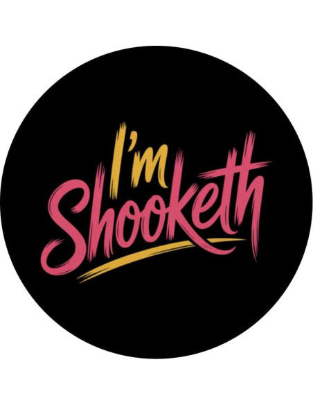 PopSockets Adhesivo PopGrip Meme Impactado - Negro