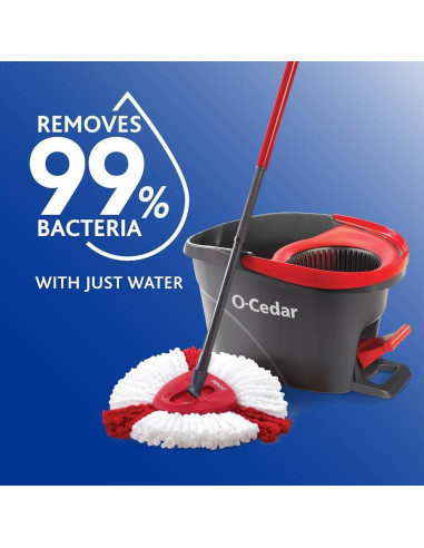 Mopa giratoria O-Cedar EasyWring con cubo y 2 recargas