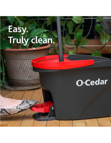 Mopa giratoria O-Cedar EasyWring con cubo y 2 recargas