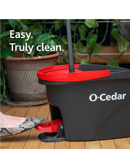 Mopa giratoria O-Cedar EasyWring con cubo y 2 recargas