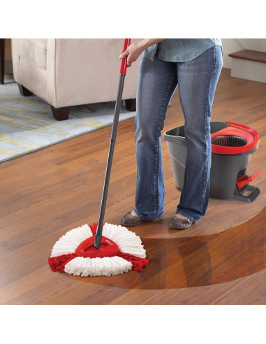 Mopa giratoria O-Cedar EasyWring con cubo y 2 recargas