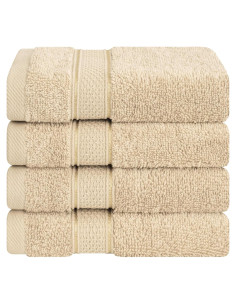 Conjunto de Toallas de Mano American Soft Linen 4 Piezas 600 GSM