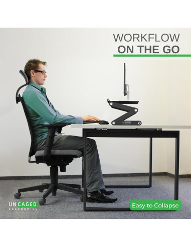 Soporte para Monitor WorkEZ Ajustable Ergonómico 40.6x27.9 cm