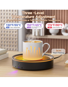 Calentador de Tazas Defashun 36W con Apagado Automático y Luz LED 2