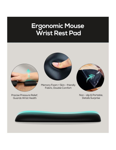 Ratón Trackball Inalámbrico Nulea M512 Ergonómico 55mm