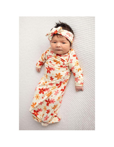 Vestido Atado para Bebé Recién Nacido Tres Pequeños Tots - 0 a 3 meses