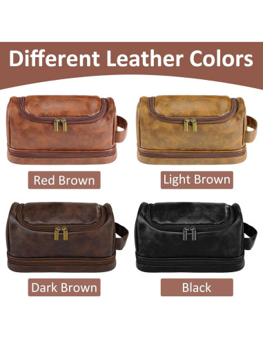 Bolsa de Aseo de Cuero Personalizada Sparklove 28.4x12.2 cm