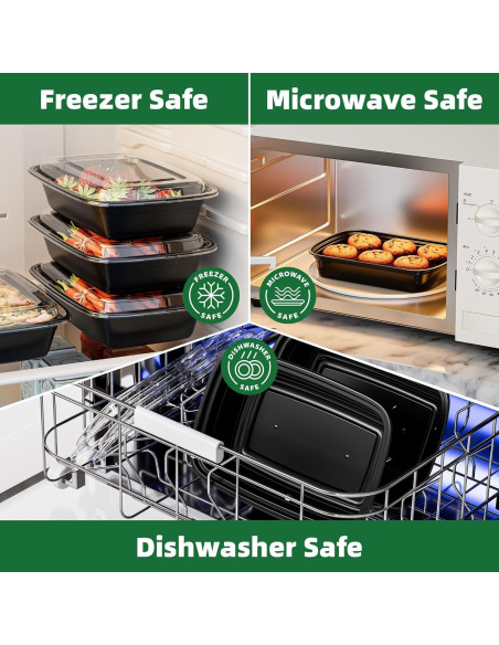 Contenedores de Comida Desechables APSIC 12oz 50 Piezas