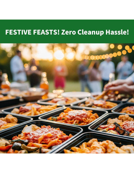 Contenedores de Comida Desechables APSIC 12oz 50 Piezas