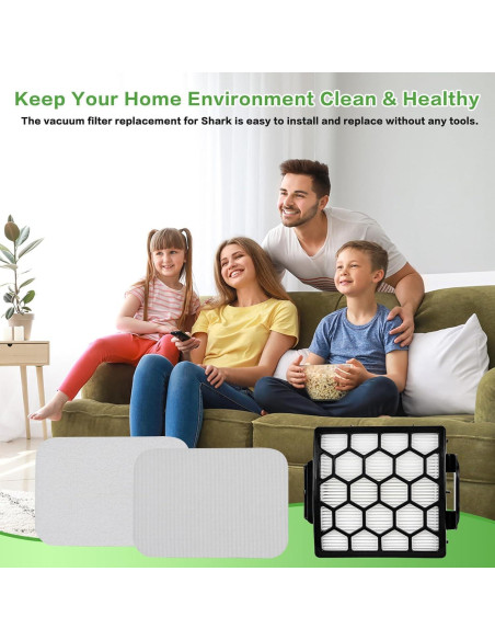 Filtros de Reemplazo VIEWALL para Aspiradora Shark ZU102 ZU60 ZU62