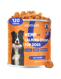 Golosinas Calmantes HOOLOO para Perros - 120 Unidades Sabor Pollo