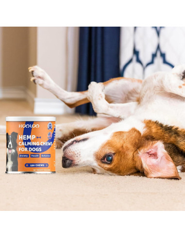 Golosinas Calmantes HOOLOO para Perros - 120 Unidades Sabor Pollo