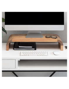 Soporte Elevador de Monitor de Madera Anji Mountain Ergonómico