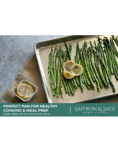 Bandeja para Galletas Saffron & Sage 2 Piezas Aluminio 45.72x33.02 cm