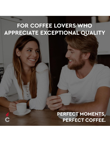 Cápsulas de Café CARRARO 1927 Decerato - 100 Unidades, Baja Acidez, Aroma Intenso, Compatibles Nespresso