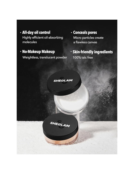Polvo Suelto Fijador SHEGLAM Capuchino Control Aceite 80g