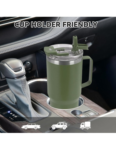 Vaso Aislado de 30oz HASLE OUTFITTERS Verde Militar Doble Pared