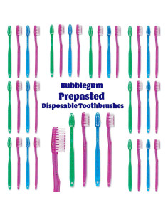 144 Cepillos de Dientes Desechables Chicle Bottles N Bags 2