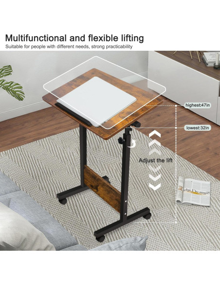 Escritorio de pie ajustable KOUPA 40.64x60.96 cm portátil