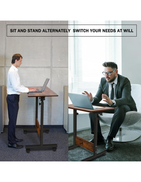 Escritorio de pie ajustable KOUPA 40.64x60.96 cm portátil