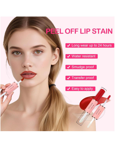 Tinte de Labios Peel Off O'CHAIN 01 Paseo Marítimo Mate