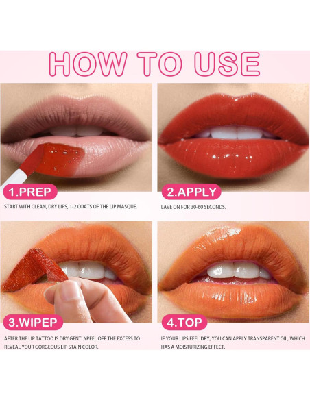 Tinte de Labios Peel Off O'CHAIN 01 Paseo Marítimo Mate