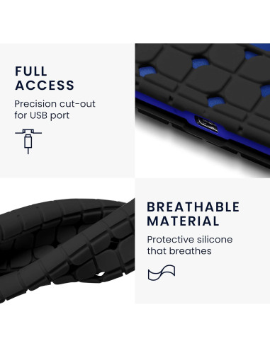 Funda de Silicona kwmobile para Samsung T7 Touch SSD - Negro