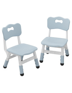 Silla Ajustable para Niños GAOMON 2 Paquetes Azul Grisáceo