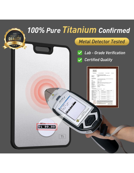 Tabla de Cortar de Titanio Socisen 35.6x24.4cm Doble Cara